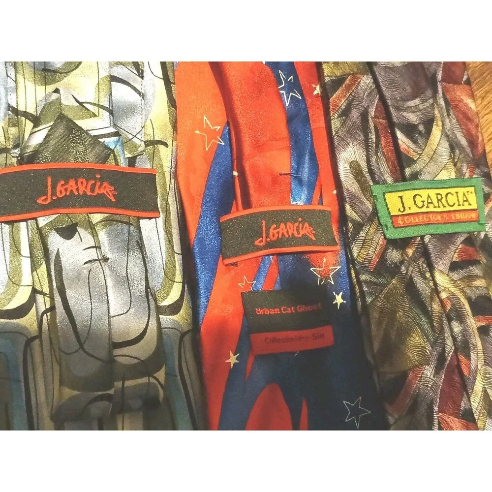 Jerry Garcia Tie Lot Of 3